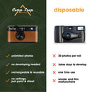 Camp Snap CS-V105 Screen-Free Digital Camera (Chestnut Brown)