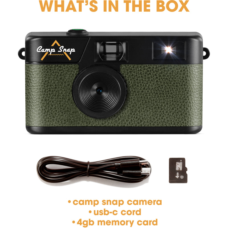 Buy in India Camp Snap CS-V105 Screen-Free Digital Camera (Forest