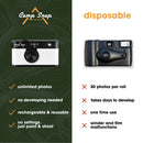 Camp Snap CS-V105 Screen-Free Digital Camera (Arctic White)