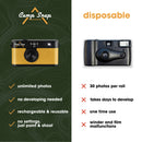 Camp Snap CS-V105 Screen-Free Digital Camera (Sunbeam Yellow)