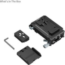 SmallRig Pro Adjustable Arca-Type Plate and V-Mount Battery Interface System