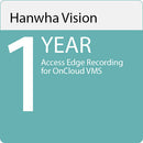 Hanwha Vision 1-Year Access Edge Recording for OnCloud VMS