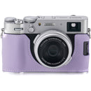 Tilta Leather Half Case for FUJIFILM X100VI Camera (Lavender)