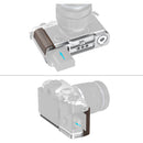 SmallRig L-Shaped Mount Plate with Wooden Handle for OM System OM-3