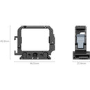 SmallRig Osmo Pocket 3 Cage Adapter + Osmo Action 5 Pro/4/3 Quick Release Mount Kit