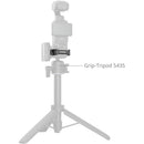 SmallRig Osmo Pocket 3 Cage Adapter + Osmo Action 5 Pro/4/3 Quick Release Mount Kit
