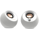 Creative Labs Speaker Pebble V3 USB-C Speakers with Bluetooth (White)