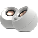 Creative Labs Speaker Pebble V3 USB-C Speakers with Bluetooth (White)