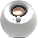 Creative Labs Speaker Pebble V3 USB-C Speakers with Bluetooth (White)
