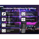 NearStream AM20X Supercardioid XLR/USB Condenser Microphone with Boom Arm