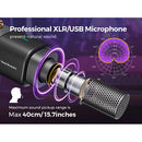 NearStream AM20X Supercardioid XLR/USB Condenser Microphone with Boom Arm