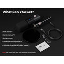 NearStream AM25X Noise-Canceling XLR/USB Condenser Microphone with Desktop Stand