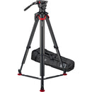 Sachtler aktiv 16T System with flowtech 100 GS and Ground Spreader
