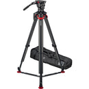 Sachtler aktiv 18T System with flowtech 100 GS and Ground Spreader