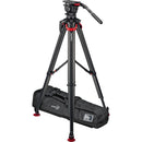 Sachtler aktiv 16T System with flowtech 100 MS and Mid-Level Spreader