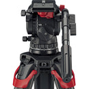 Sachtler aktiv 18T System with flowtech 100 MS and Mid-Level Spreader