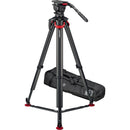 Sachtler aktiv 18T System with flowtech 100 GS and Ground Spreader