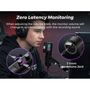 NearStream AM30U Noise-Canceling Cardioid USB Condenser Microphone with Boom Arm