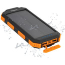 ChargeWorx Solar Power Bank with Wireless Charging (15,000 mAh)
