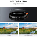 K&F Concept Nano-X Ultra-Low Reflection Variable ND Filter (58mm, 1 to 9-Stop)
