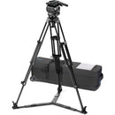 Vinten 3821-3 Aluminum ENG Tripod System with Versine 240 Fluid Head and Ground Spreader