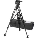 Vinten 3821-3 Aluminum ENG Tripod System with Versine 240 Fluid Head and Mid-Level Spreader