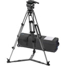 Vinten 3772-3 Carbon Fiber ENG Tripod System with Versine 240 Fluid Head and Ground Spreader