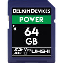 Delkin Devices 64GB POWER UHS-II SDXC Memory Card (2-Pack)
