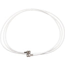 RF Venue RG8X Coaxial Cable with BNC Male Connectors (10', White)