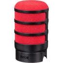 RODE WS14 Pop Filter for PodMic B&H 50th Anniversary Edition (Red)