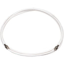 RF Venue RG8X Coaxial Cable with BNC Male Connectors (15', White)