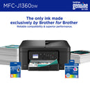 Brother Work Smart MFC-J1360DW Wireless Color Inkjet All-in-One Printer