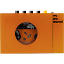 WE ARE REWIND WE-001 Serge Portable Bluetooth Cassette Player (Orange)