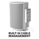 SANUS Fixed Speaker Wall Mount for Sonos Era 100 (White, Pair)