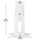 SANUS Fixed Speaker Wall Mount for Sonos Era 100 (White, Pair)