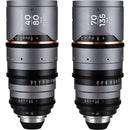 Venus Optics Laowa Sunlight 2x Anamorphic Zoom 2-Lens Bundle (ARRI PL, Amber)