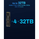 TerraMaster D4 SSD 4-Bay M.2 USB4 Enclosure