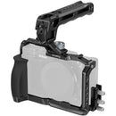 SmallRig Camera Cage with Top Handle + Clamp-On Matte Box Kit for Nikon ZR