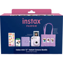 FUJIFILM INSTAX MINI 12 Instant Film Camera Holiday Bundle (Lilac Purple)