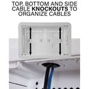 SANUS SA-IWB9KIT-W1 9" TV Media In-Wall Box with Power Supply Kit