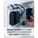 SANUS SA-IWB9KIT-W1 9" TV Media In-Wall Box with Power Supply Kit