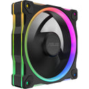 ASUS Prime MR120 ARGB Reverse Blade PWM Fan (Black, 3-Pack)