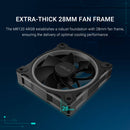 ASUS Prime MR120 ARGB Reverse Blade PWM Fan (Black, 3-Pack)