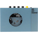 WE ARE REWIND WE-001 Kurt Portable Bluetooth Cassette Player (Blue)