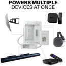 SANUS In-Wall Power and Cable Management Kit for Mounted TV and Soundbar