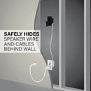 SANUS Tilt/Swivel Speaker Wall Mount & Power Kit