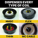 Rack-A-Tiers Wire Tub Rotating Coil Dispenser