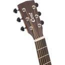 Cort EARTH GO HyVibe H2 Mini Dreadnought Acoustic/Electric Guitar (Burst)