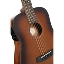 Cort EARTH GO HyVibe H2 Mini Dreadnought Acoustic/Electric Guitar (Burst)