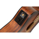 Cort EARTH GO HyVibe H2 Mini Dreadnought Acoustic/Electric Guitar (Burst)